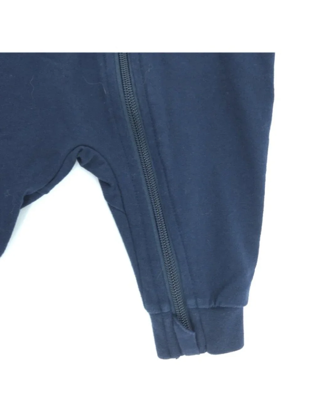 Nike Infant Baby Boy French Terry/Fleece Hooded Romper Size 3 Months Navy Blue